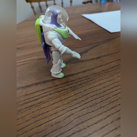 Disney Buzz Lightyear. 4 inches. Toy from Burger King kids meals in 1995. GUC. - Picture 4 of 6